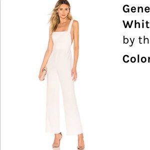 Genevieve Overall Jumpsuit in White